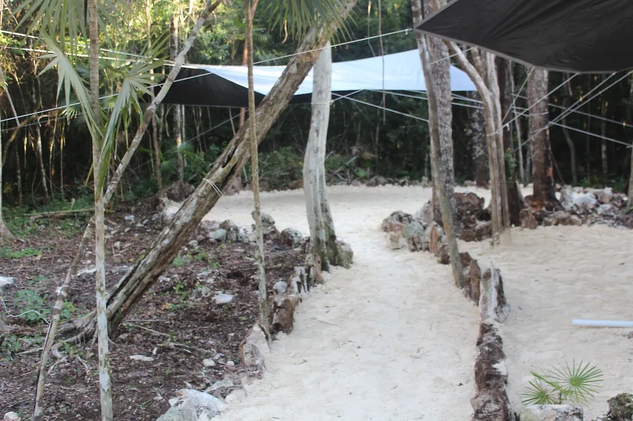 Campsite Stage One Camping Hotel Tulum Mexico