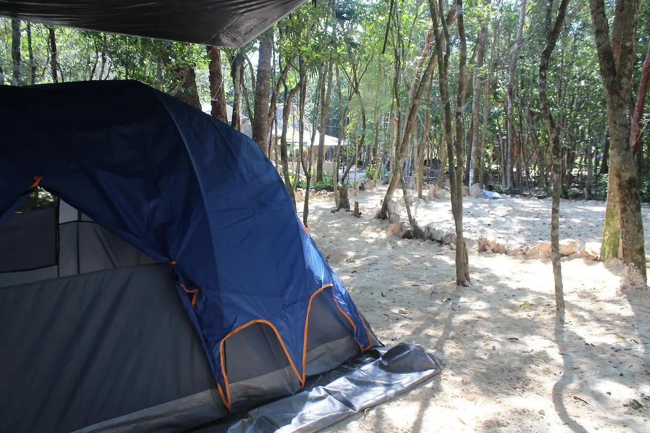 Campsite Stage One Camping Hotel Tulum