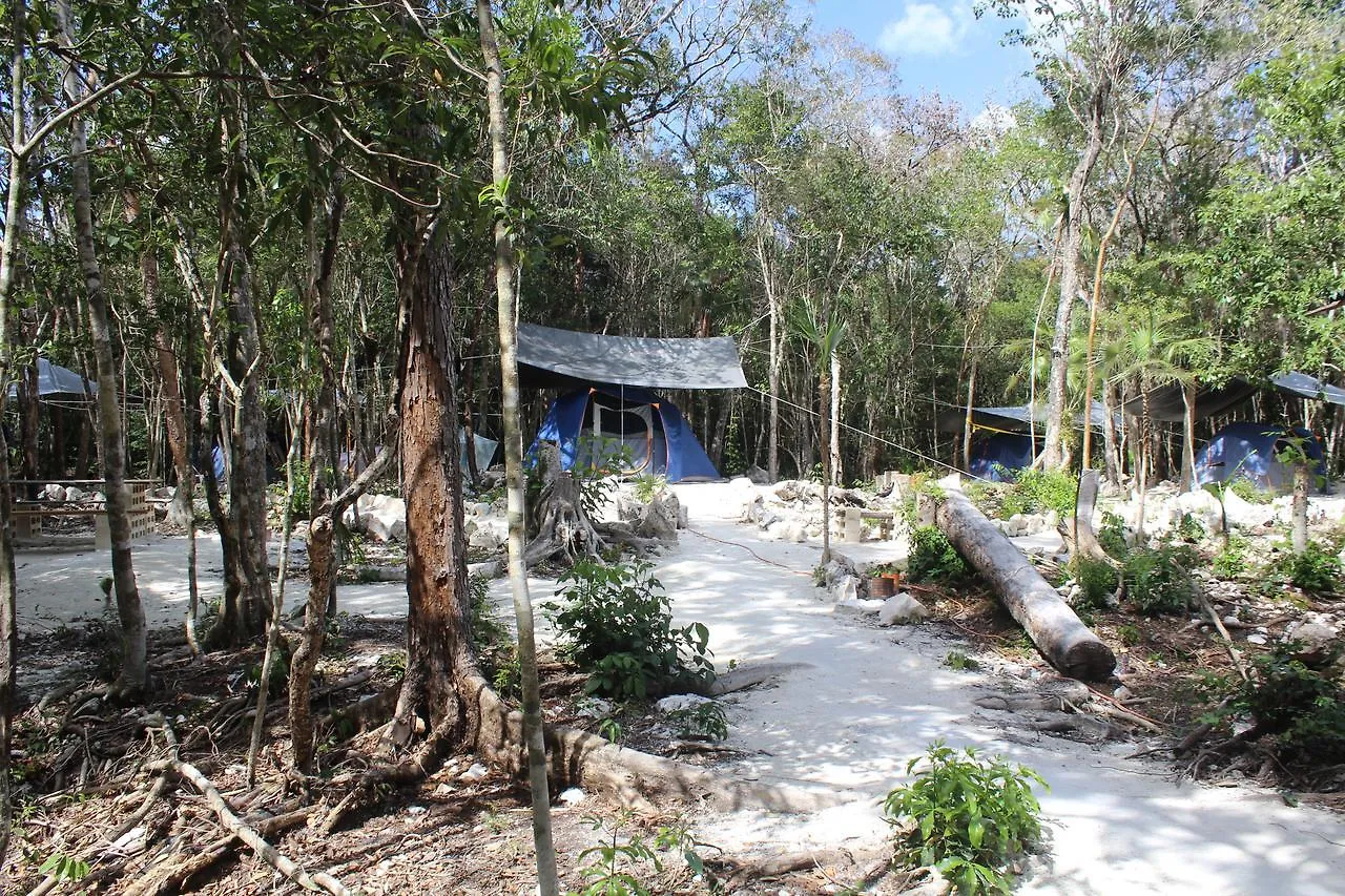 Stage One Camping Hotel Tulum Mexico