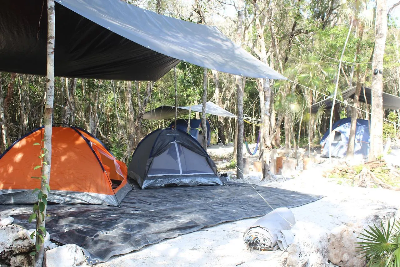 Stage One Camping Hotel Tulum Campsite