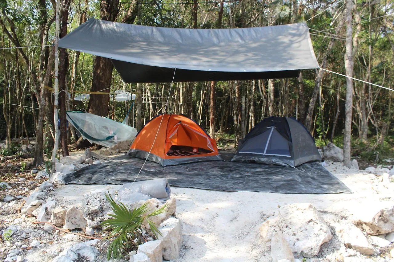 Campsite Stage One Camping Hotel Tulum