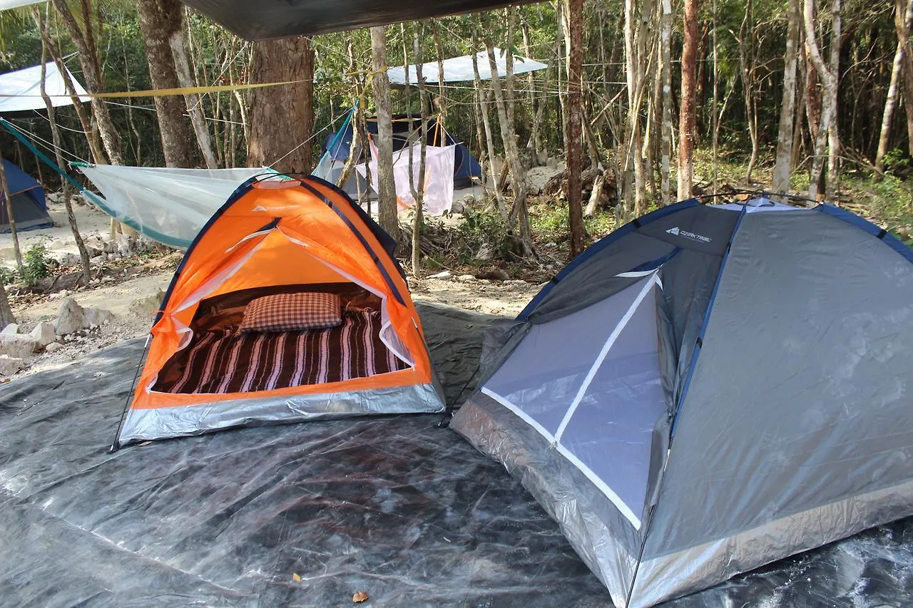 Stage One Camping Hotel Tulum Mexico