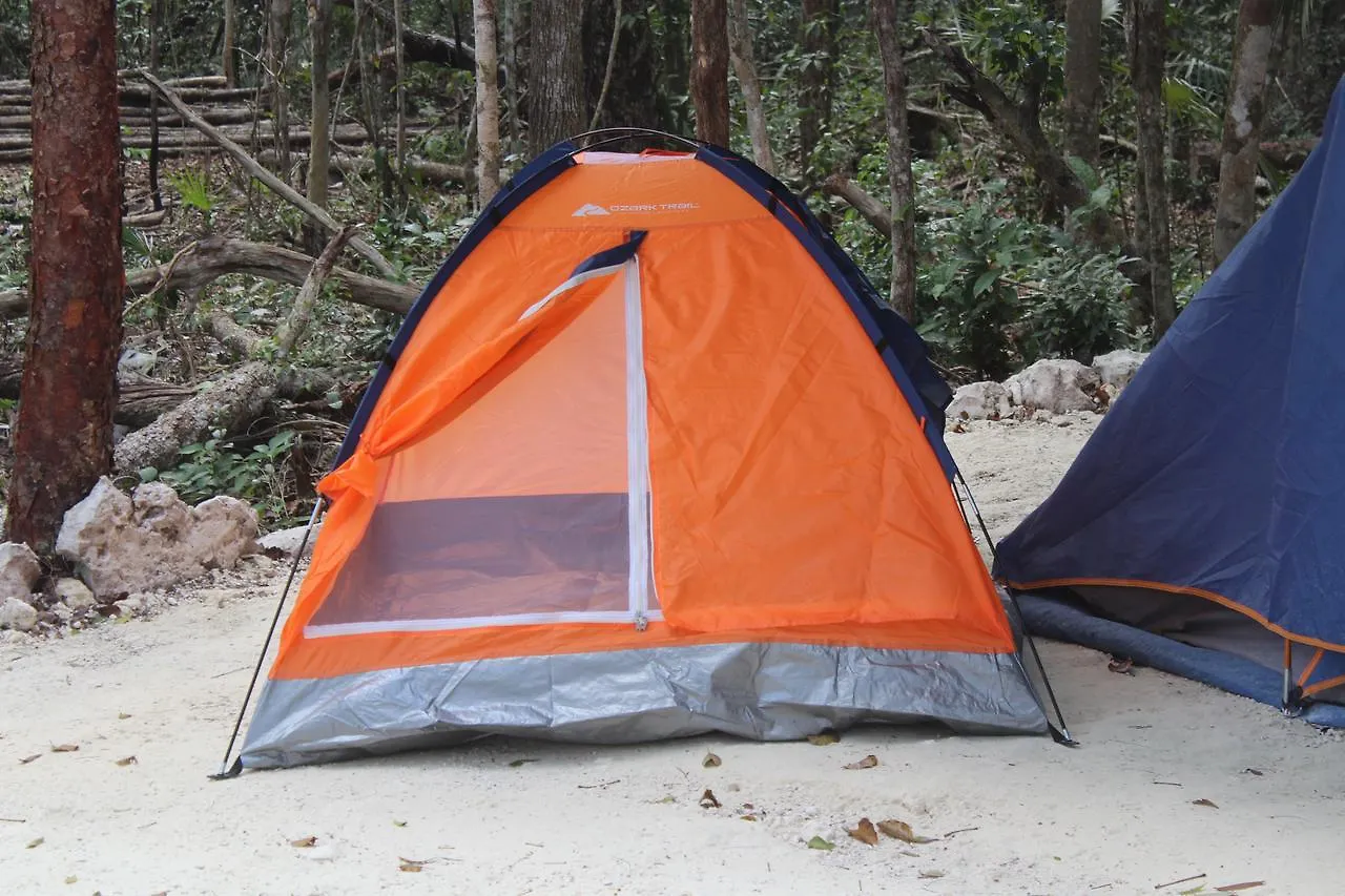 Campsite Stage One Camping Hotel Tulum Mexico
