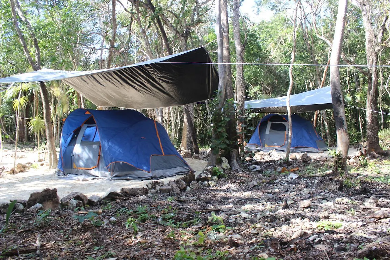 Stage One Camping Hotel Tulum Meksyk
